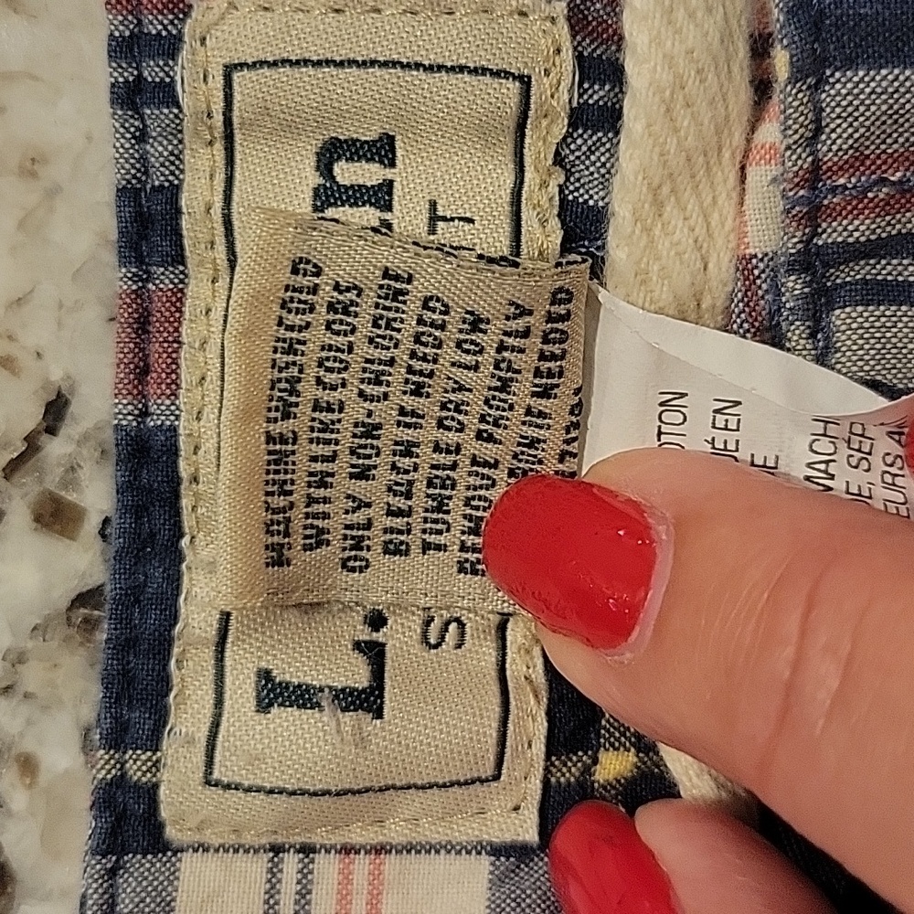 L.L. Bean Men's Madras Plaid Shorts - Picture 4 of 5